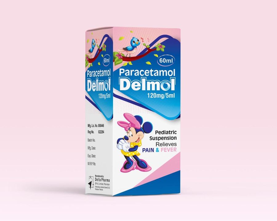 Delmol Suspension 120 mg/5 ml pack