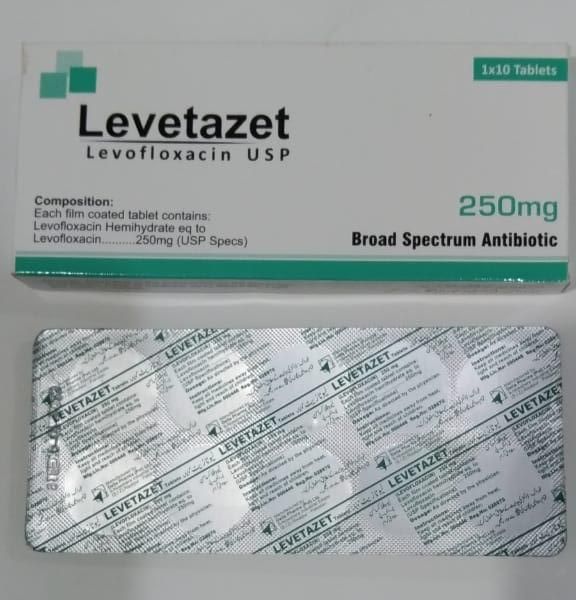 Levetazet 250 mg pack